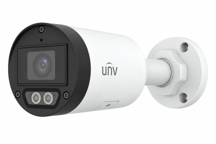 Uniview EC-B4F28DL 4MP dual light IP bullet camera left view