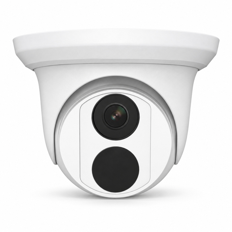 Uniview EC-T4F28DL 4MP ColorHunter turret camera front view