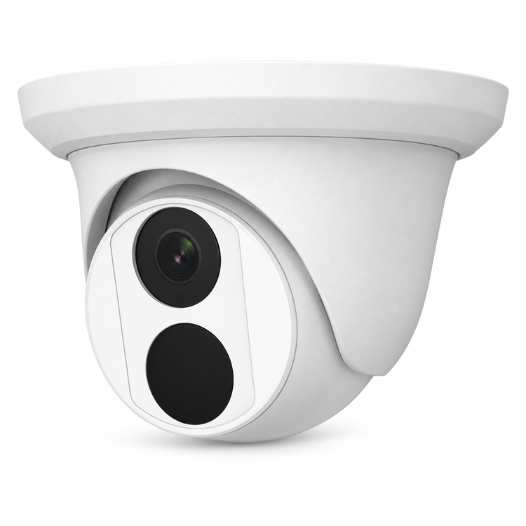 Uniview EC-T4F28DL 4MP ColorHunter turret camera right view