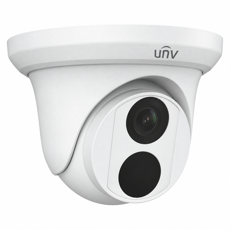 Uniview EC-T4F28M-V4 4MP fixed turret network camera left view