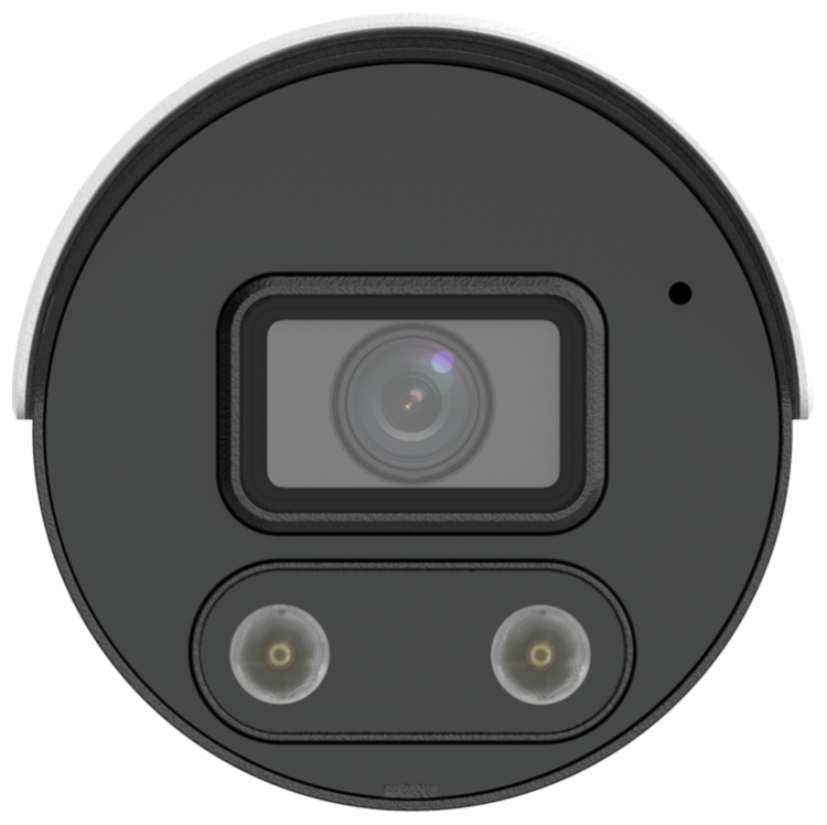 Uniview IPC2124SB-ADF28KMC-I1 4MP TriGuard mini bullet camera front view